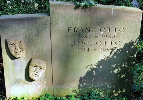 Datei:Grabdenkmal Franz OTTO (geb. 1887; gest. 1960 in Pforzheim) und Ilse OTTO (geb. 1914; gest. 1991 in Pforzheim).jpg