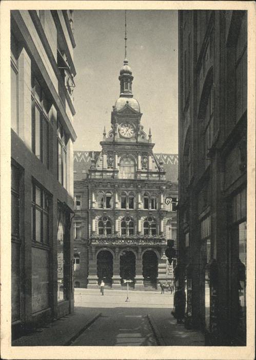 Datei:Altes Rathaus Pforzheim, Entwurf Hermann Thüme aus Dresden und Stadtbaumeister Alfons Kern aus Pforzheim, erbaut in den Jahren 1892 bis 1895 (Vorderansicht).jpg