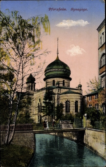 Datei:Alte Synagoge an der Zerrennerstraße 26-28 (Pforzheim).jpg