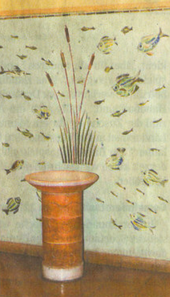 Datei:Altes Hilda-Gymnasium, 2. Wandbrunnen, Entwurf Vera Joho geb. Fahrner, Ausführung Rolf Gröger.png