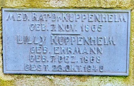 Datei:Rudolf Kuppenheim (hebräisch רודולף קוּפֵּנהַיים) (geb. 7.11.1865 in Pforzheim; gest. 23.11.1940 Pforzheim) und Sybilla Karoline Gertrude Kuppenheim, genannt Lilly (geb. 7.12.1868 in Heidelberg; gest. 23.10.1940 in Pforzheim).jpg