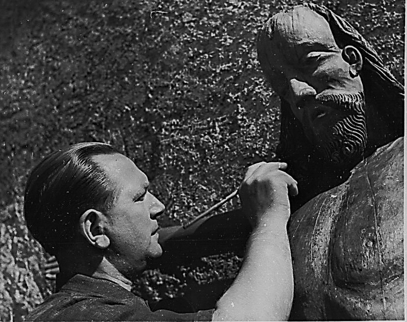 Datei:Porträt von Oskar Theodor Loos (geb. 26.6.1903 in Pforzheim; gest. 30.4.1990 in Pforzheim), Bild c.jpg