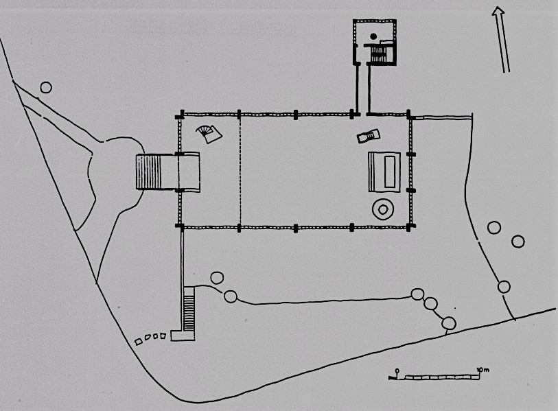 Datei:Grundriß der Matthäuskirche, Hochkopfstraße 30 im Pforzheimer Stadtteil Arlinger, Entwurf Egon Eiermann, 1953.jpg