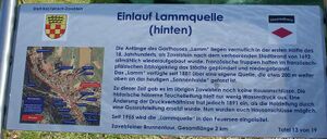 Schild Einlauf Lammquelle.JPG