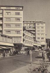 Bahnhofstraße in Pforzheim 1958