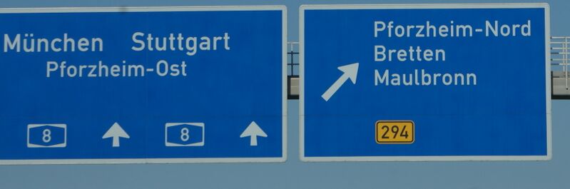 Datei:Ausfahrtschilder Pforzheim-Nord.jpg