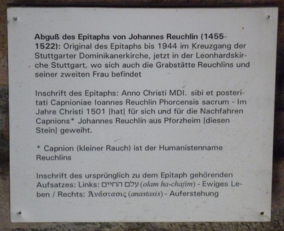 Datei:Stadtmuseum-Reuchlin-Epitaph-Schild.jpg