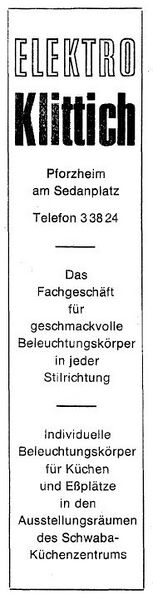 Datei:Klittich Werbung 1973.JPG