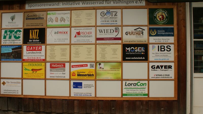 Datei:Sponsorenwand Mühle.JPG