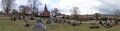 Panoramaaufnahme vom Friedhof Wurmberg 2024