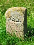 Grenzstein in Dobel mit Hirschstange