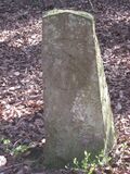Historischer Grenzstein am Grenzweg in Langenalb