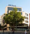 Die neu erbaute BW-Bank im August 2012