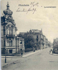 Eckgebäude an der Luisenstraße, Ecke Durlacher Straße