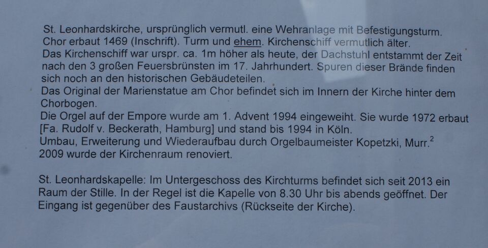 Datei:Beschreibung St. Leonhardskirche.jpg