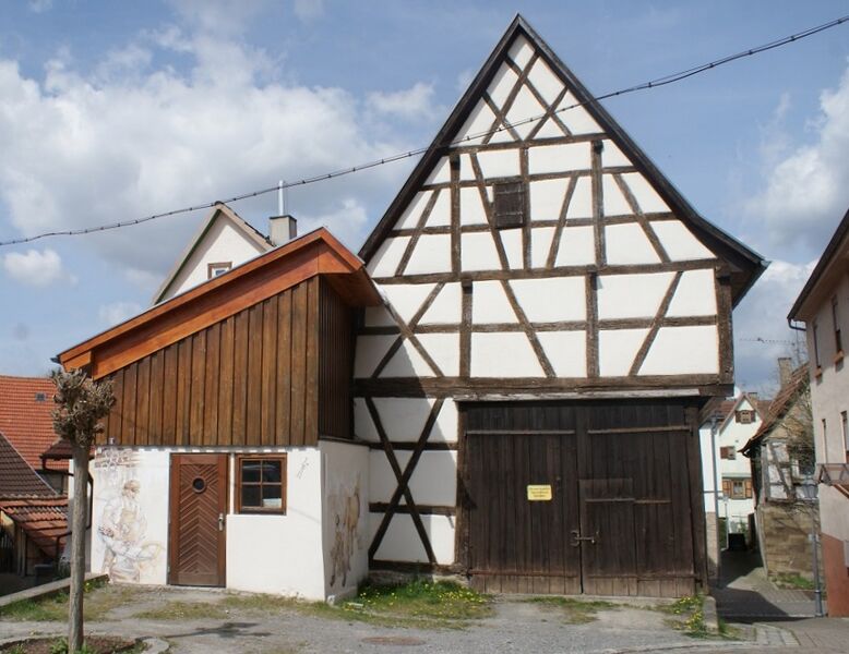 Datei:Frühere Hufschmiede Knitlingen.jpg