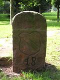 Grenzstein von 1821 Baden/Württemberg am Höhenrundweg, badische Seite