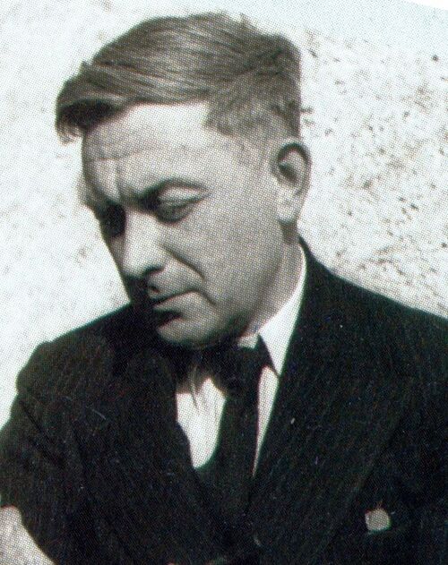 Datei:Emil Lacroix (geb. 12.7.1905 in Karlsruhe; gest. 26.1.1965 in Karlsruhe), Porträtfoto um 1955, Ausschnitt.jpg