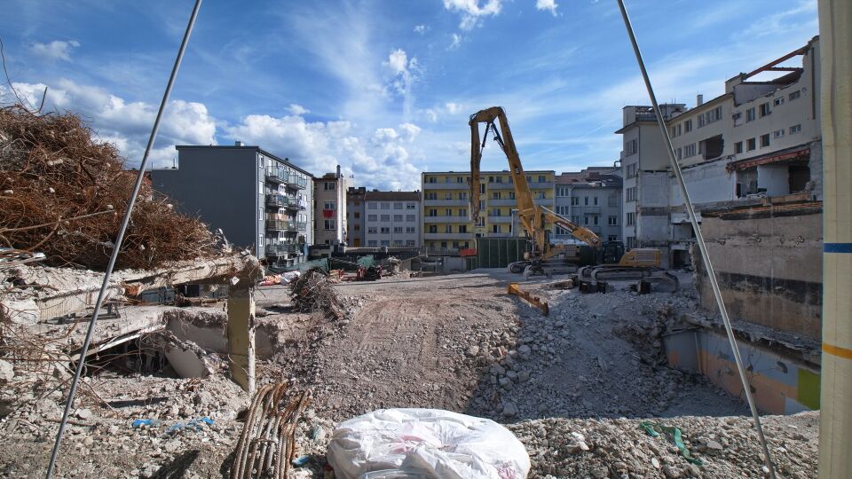 Datei:Lammstrasse SinnLeffers Gebäude Abriss-1.jpg