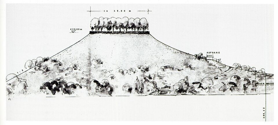 Datei:Alwin Seifert (geb. 31. Mai 1890 in München; gest. 27. Februar 1972 in Dießen am Ammersee), Entwurf zur Gestaltung der Wallberg-Kuppe („Monte Scherbelino“) in Brötzingen, 1959.jpg