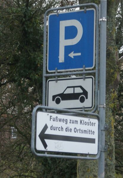 Datei:Hinweisschild in Maulbronn.JPG