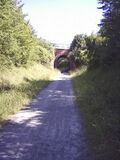 Kleinbahntrasse und Brücke bei Birkenfeld