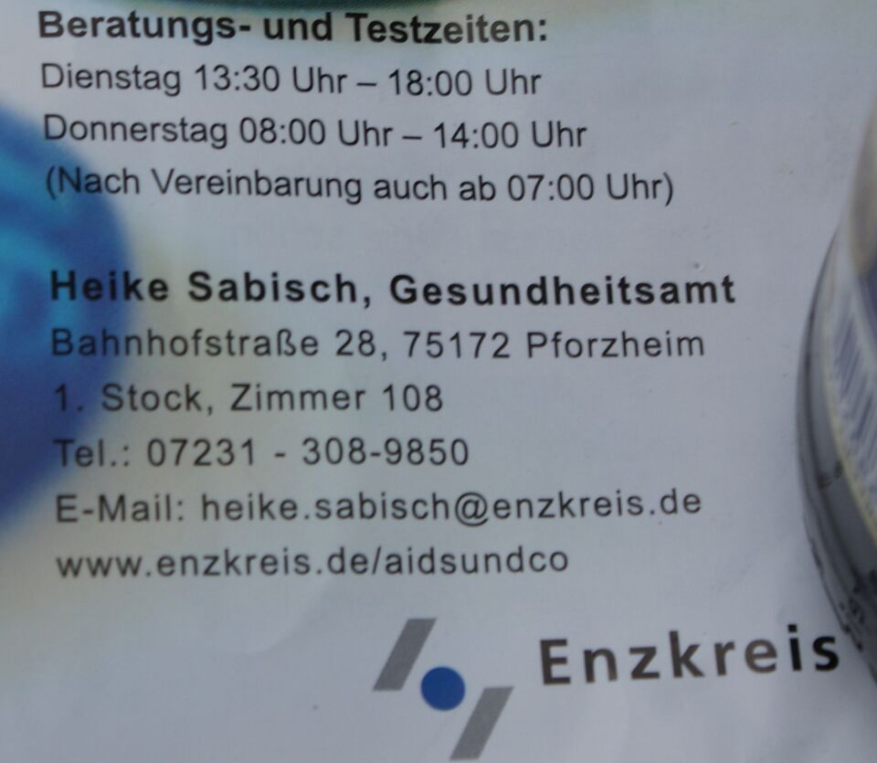 Datei:Adresse Gesundheitsamt Pforzheim.JPG
