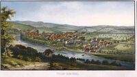 Pforzheim von der Ostseite, 19. Jahrhundert
