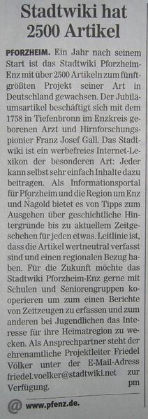 Datei:070509 Pforzheimer Zeitung.jpg