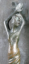 Türgriff am Bronzeportal der Stadtkirche von Ulrich Henn