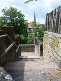 Blick auf den Faustturm