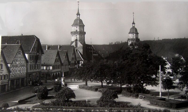 Datei:Freudenstadt Marktplatz1937.JPG