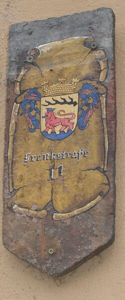 Datei:Hausnummer an Frankstraße 11.JPG