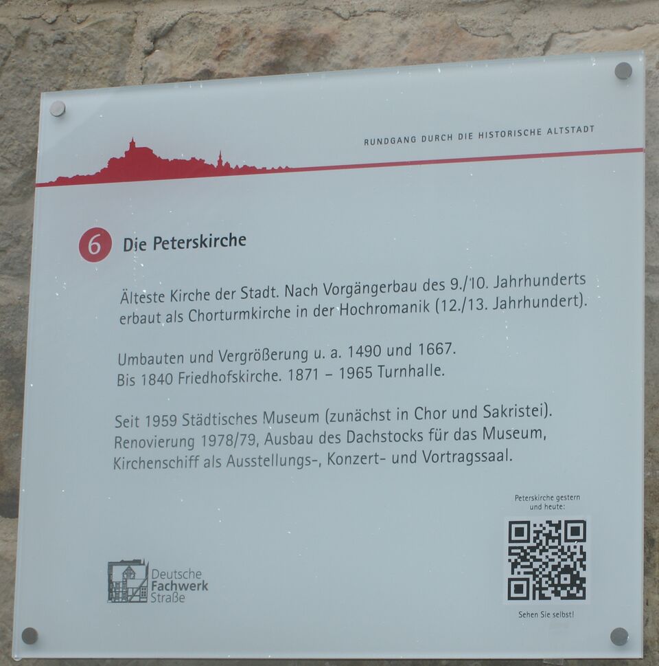 Datei:Schild an der Peterskirche.JPG