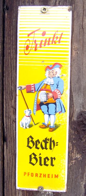 Brauerei Beckh Emailleschild.JPG