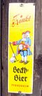Emailschild der Brauerei Beckh