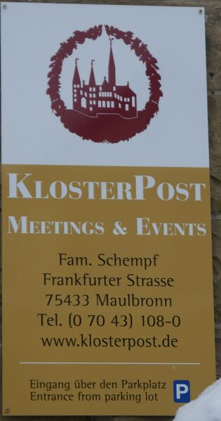 Datei:Schild KlosterPost.jpg