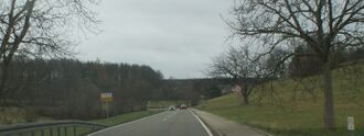 Straße Richtung Schwann Schwann.JPG