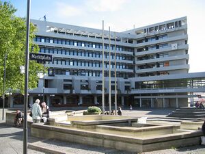Das Neue Rathaus, Sitz der Stadtverwaltung Pforzheim