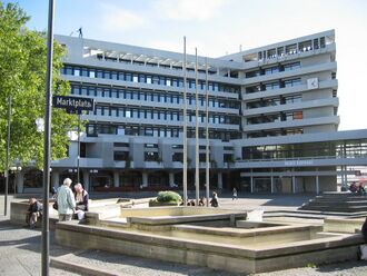 Das Neue Rathaus, Sitz der Stadtverwaltung Pforzheim