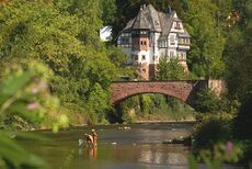 Steinerne Brücke und Pfarrhaus Dillstein