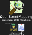 OpenStreetMapping Pforzheim 2008