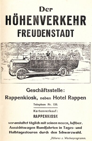 Datei:Höhenverkehr Freudenstadt 1925.jpg