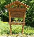 Schild am Ortseingang
