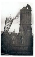 Alte Stadtkirche Sprengung des Turmhelms