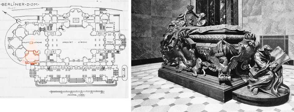 Datei:Gruft- und Denkmalskirche im Berliner Dom (West), Grabdenkmal für Sophie Charlotte, Detail.png