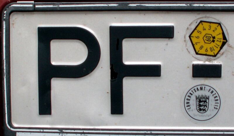 Datei:Kennzeichen PF Enzkreis.jpg
