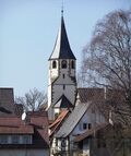 Blick auf den Kirchturm