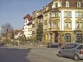 Schwarzwaldstraße, rechts die Mathystraße
