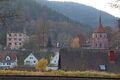 Klosterruine und Marienkapelle vom Friedhof aus, 2021